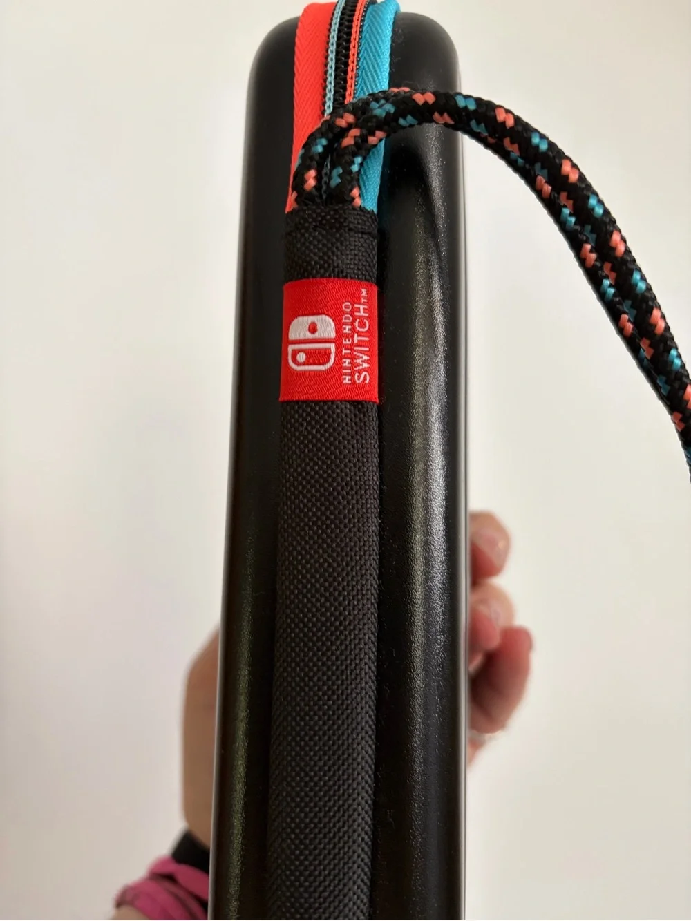 Nintendo switch hard case lightly used in black